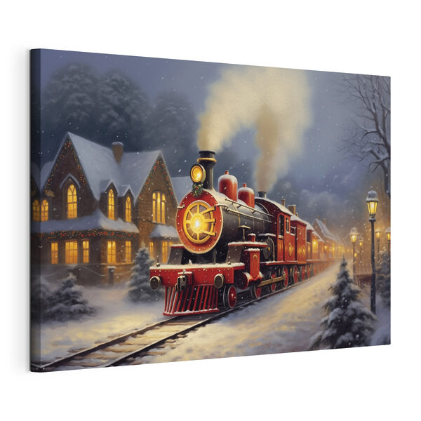 Tableaux Train sur les rails dans la neige (UGS : s42168) Tableaux Tableaux Train sur les rails dans la neige (UGS : s42168)