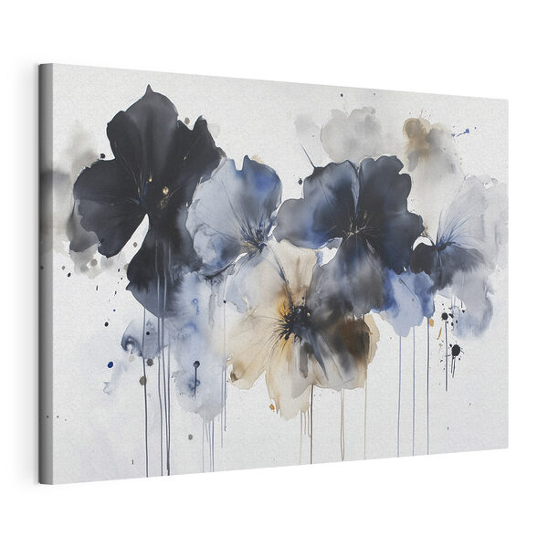 Tableaux Peinture de fleurs sur fond blanc (UGS : s42207) Tableaux Tableaux Peinture de fleurs sur fond blanc (UGS : s42207)