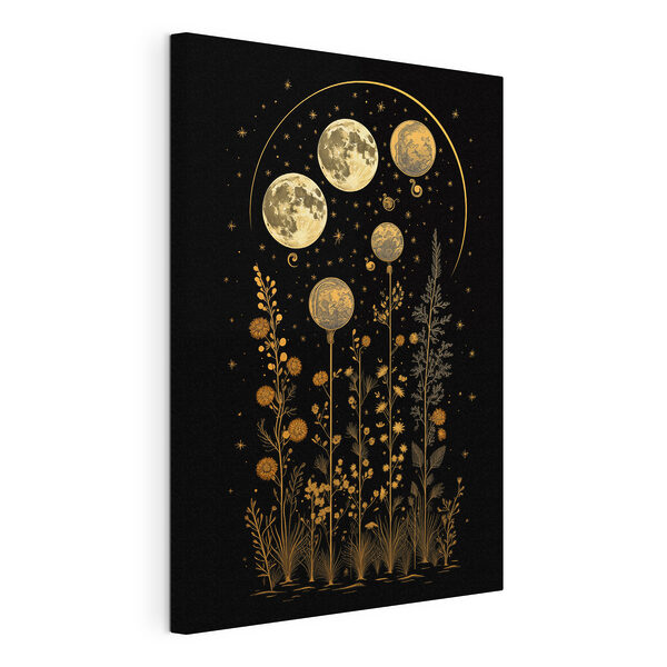Tableaux Phases de la lune sur fond noir (UGS : s42298) Tableaux Tableaux Phases de la lune sur fond noir (UGS : s42298)