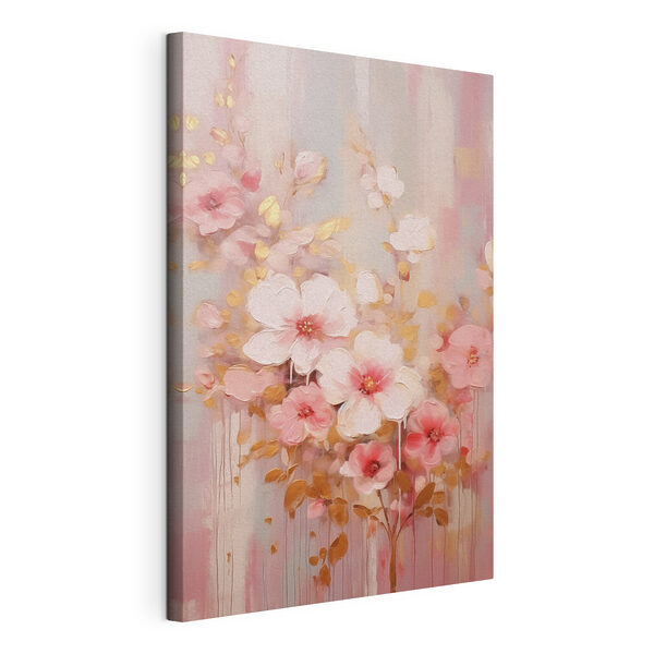 Tableaux Peinture de fleurs roses (UGS : s42315) Tableaux Tableaux Peinture de fleurs roses (UGS : s42315)