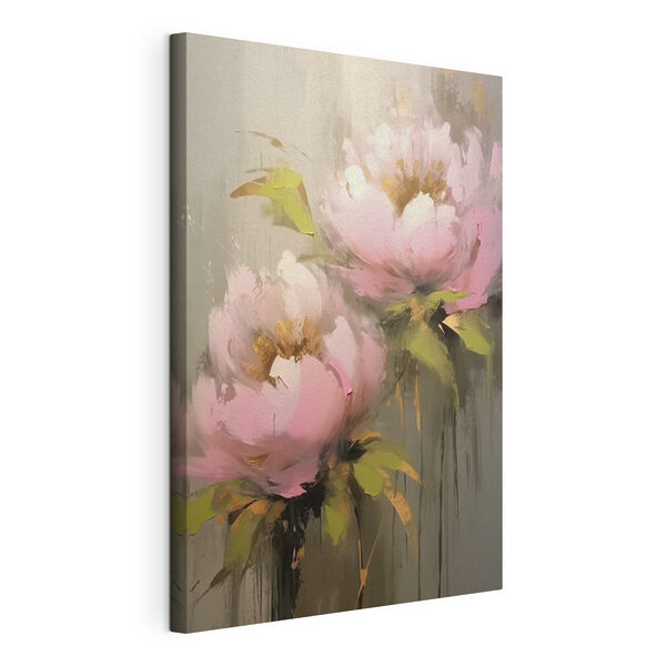 Peinture de fleurs roses Tableaux Peinture de fleurs roses