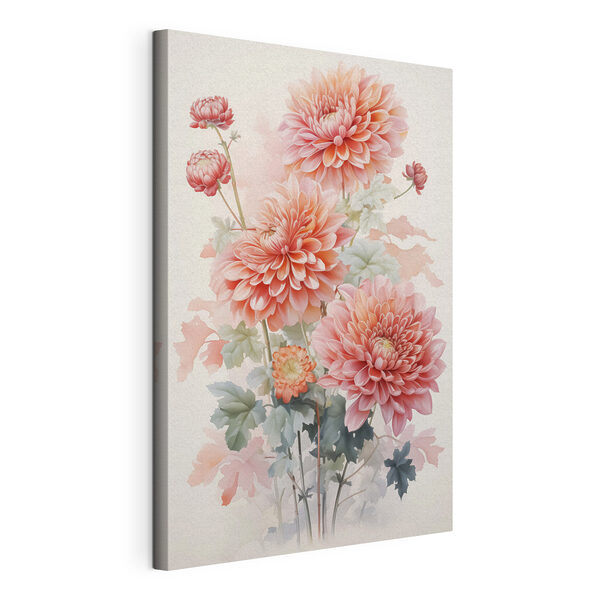 Tableaux De belles fleurs aux couleurs douces (UGS : s42416) Tableaux Tableaux De belles fleurs aux couleurs douces (UGS : s42416)