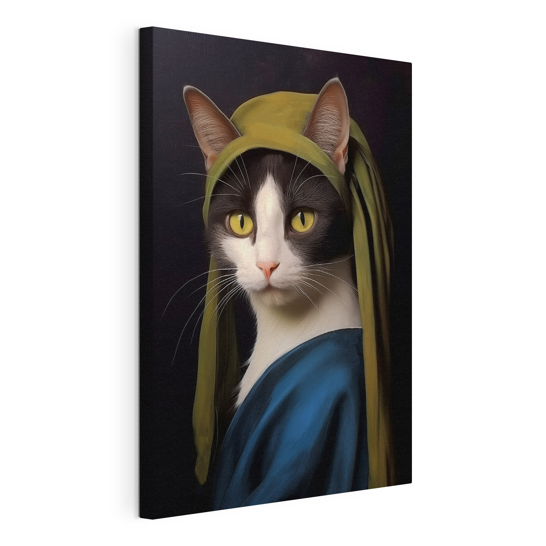 Cat wearing a green hat Cat wearing a green hat