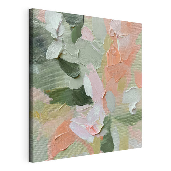 Mélange de pastels doux sur toile texturée Tableaux Mélange de pastels doux sur toile texturée
