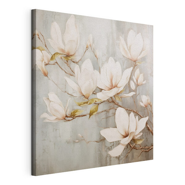 Peinture de fleurs sur un mur Tableaux Peinture de fleurs sur un mur