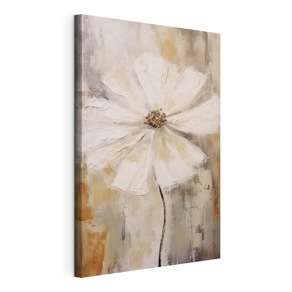 Tableaux Fleur blanche avec centre brun (UGS : s42640) Tableaux Tableaux Fleur blanche avec centre brun (UGS : s42640)