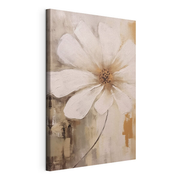 Tableaux Tableaux Peinture d'une fleur blanche (UGS : s42641)