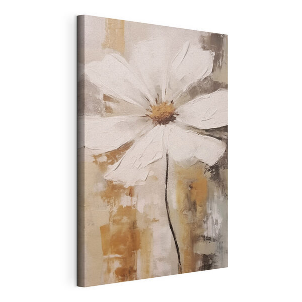 Tableaux Peinture d'une fleur blanche (UGS : s42642) Tableaux Tableaux Peinture d'une fleur blanche (UGS : s42642)