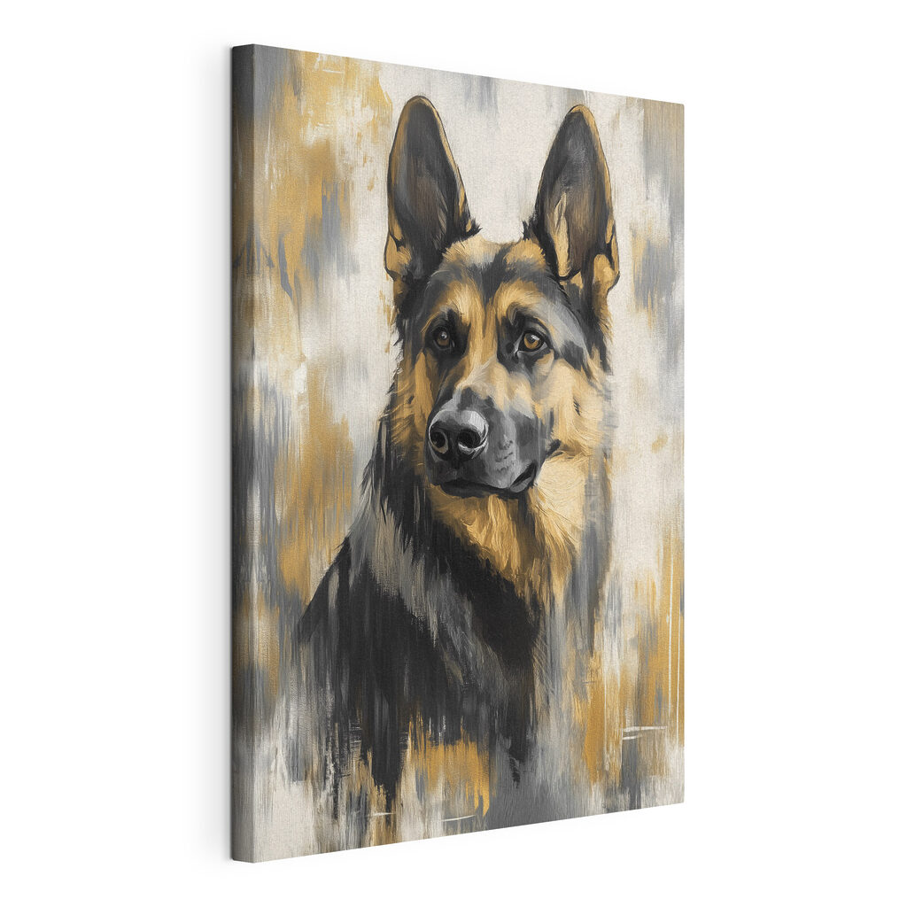 Painting of a dog