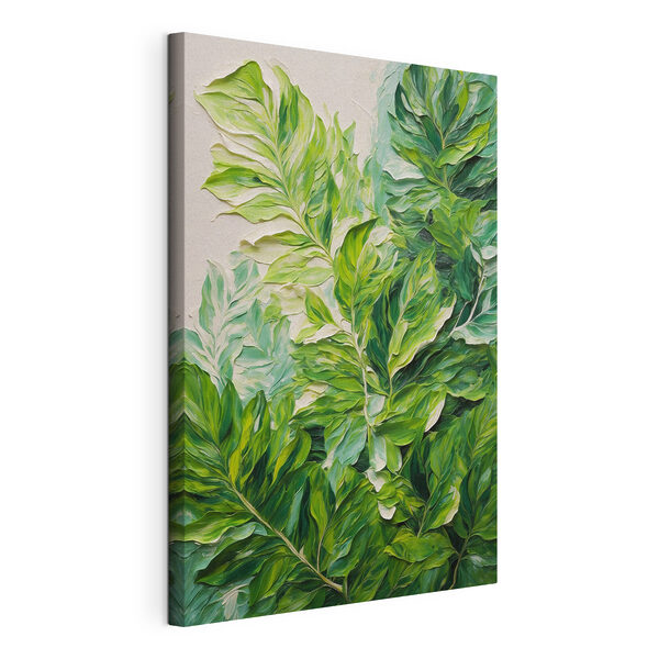 Tableaux Peinture de feuilles sur une surface blanche (UGS : s42767) Tableaux Tableaux Peinture de feuilles sur une surface blanche (UGS : s42767)