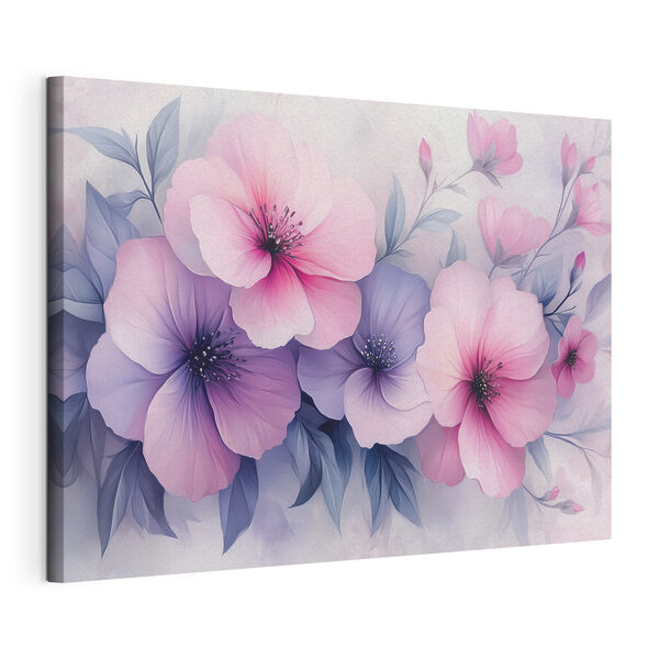 Tableaux Groupe de fleurs roses et violettes (UGS : s42851) Tableaux Tableaux Groupe de fleurs roses et violettes (UGS : s42851)