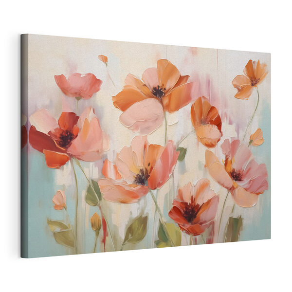 Tableaux Peinture de fleurs sur une surface blanche (UGS : s42956) Tableaux Tableaux Peinture de fleurs sur une surface blanche (UGS : s42956)