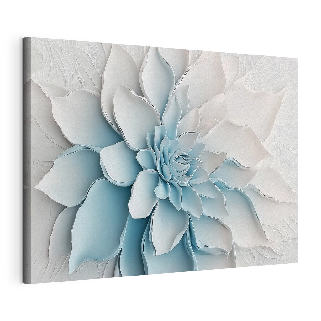 White flower made of paper