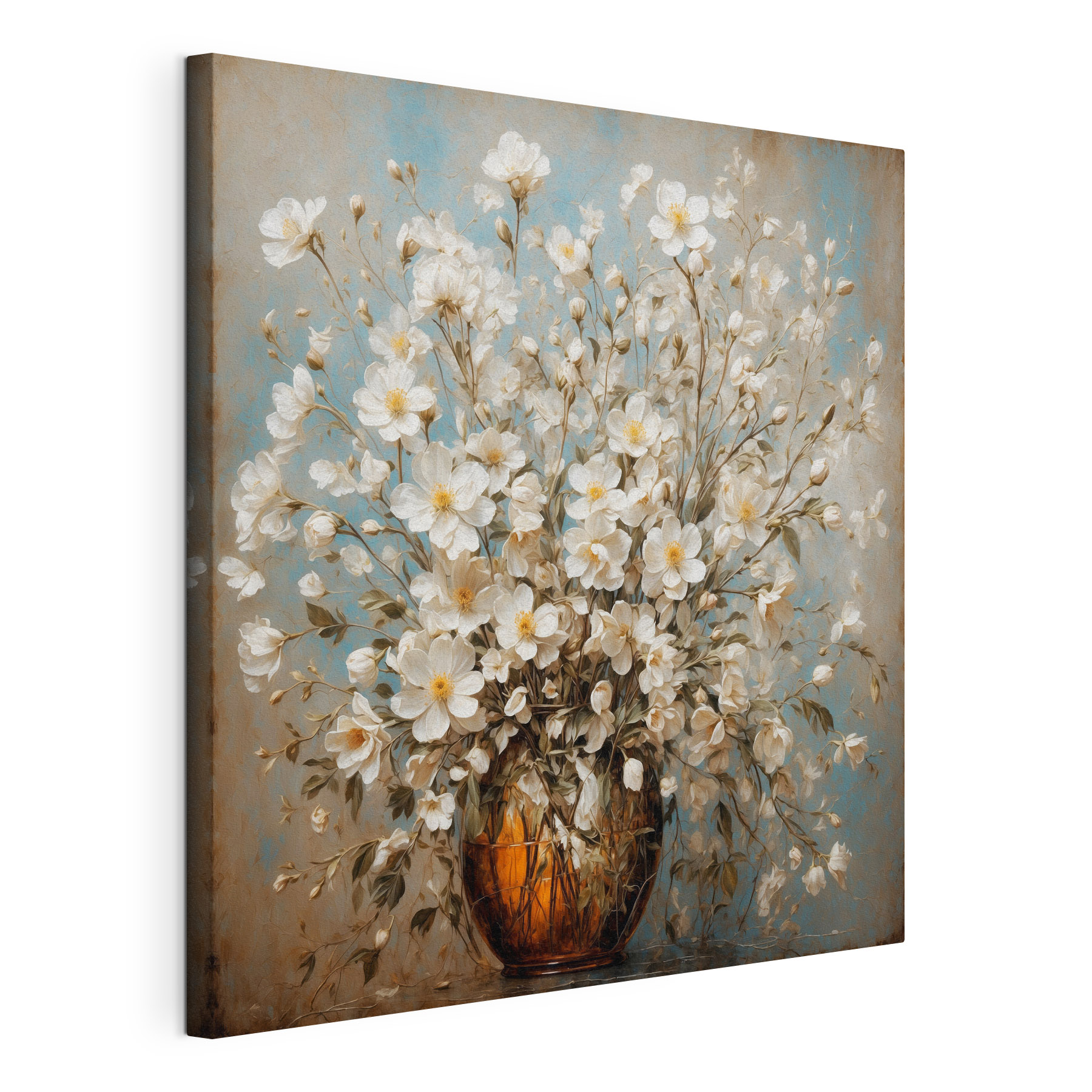 Vase of white flowers Vase of white flowers