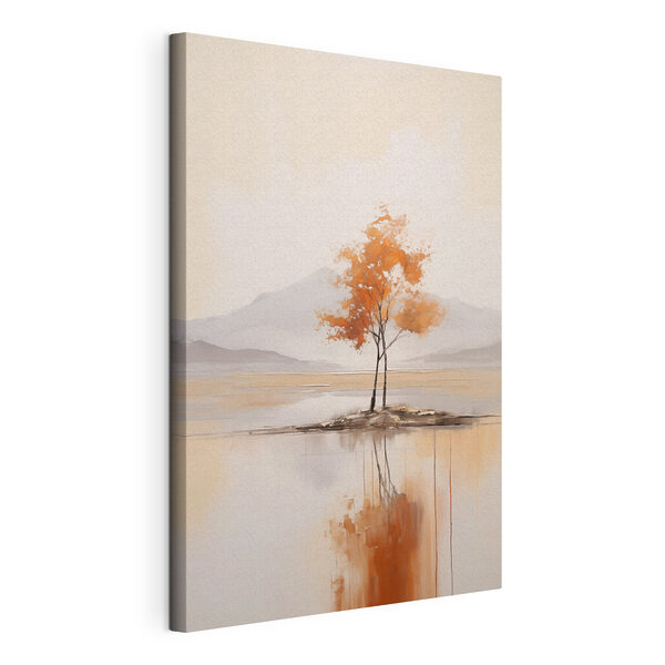 Arbre sur une île dans l'eau Tableaux Arbre sur une île dans l'eau