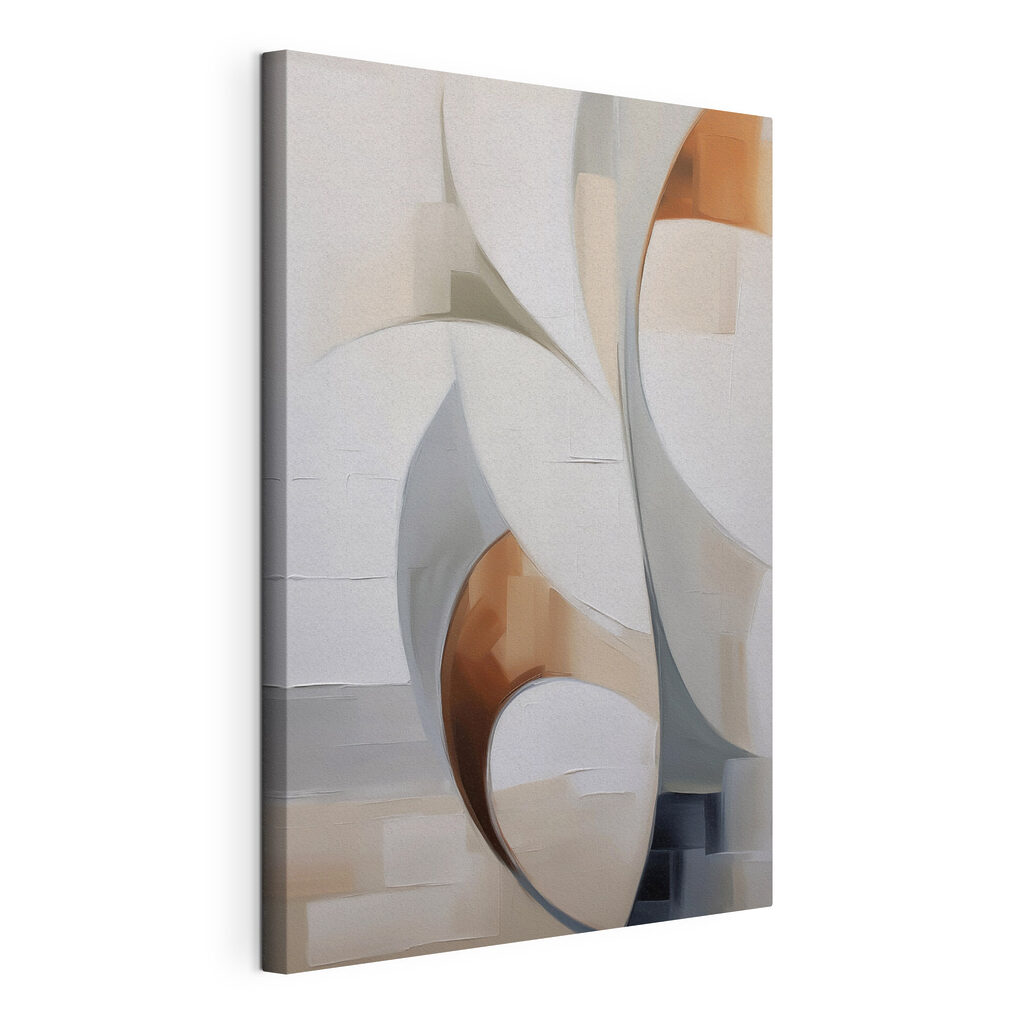 White and brown art