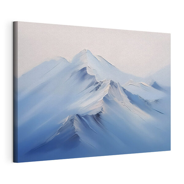 Tableaux Chaîne de montagnes enneigées