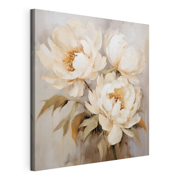 Tableaux Peinture de fleurs blanches (UGS : s43387) Tableaux Tableaux Peinture de fleurs blanches (UGS : s43387)