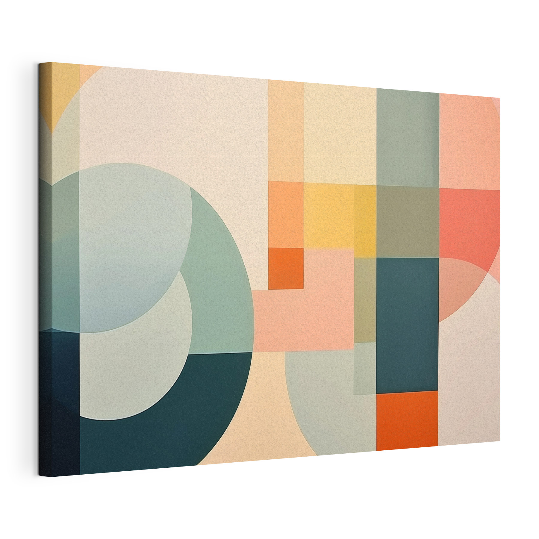 Colorful art piece with different shapes Colorful art piece with different shapes