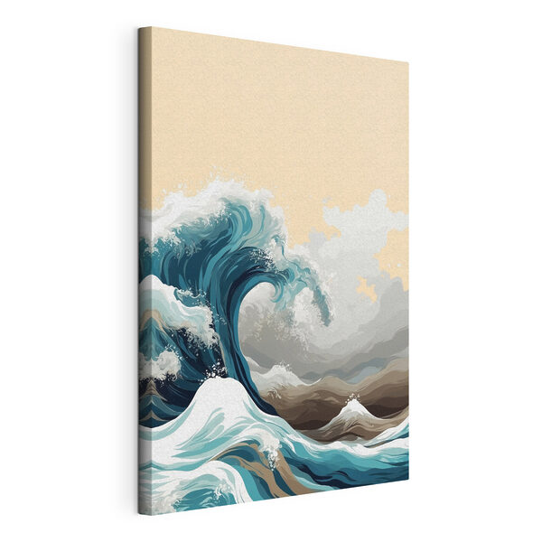 Grande vague dans l'océan Tableaux Grande vague dans l'océan