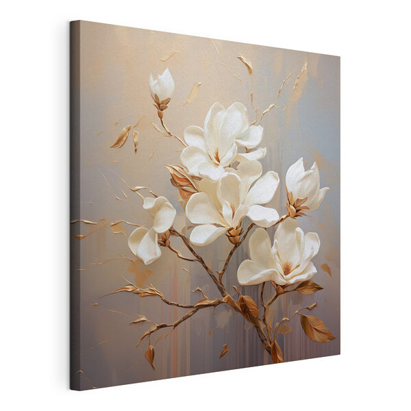 Peinture de fleurs blanches Tableaux Peinture de fleurs blanches