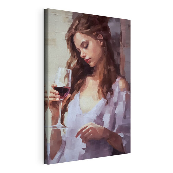 Tableaux Femme tenant un verre de vin (UGS : s43940) Tableaux Tableaux Femme tenant un verre de vin (UGS : s43940)