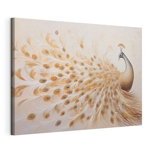 Peinture d'un paon Tableaux Peinture d'un paon