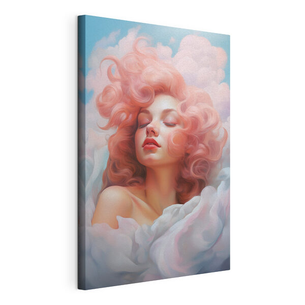 Tableaux Femme aux cheveux roses