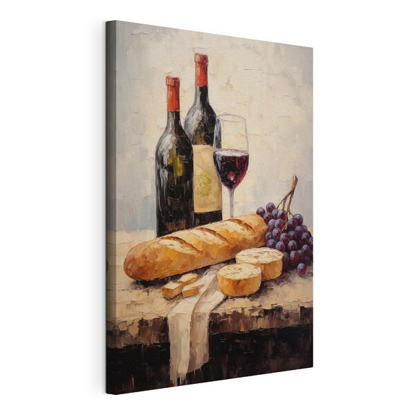 Tableaux Peinture représentant des bouteilles de vin et des raisins (UGS : s44815) Tableaux Tableaux Peinture représentant des bouteilles de vin et des raisins (UGS : s44815)