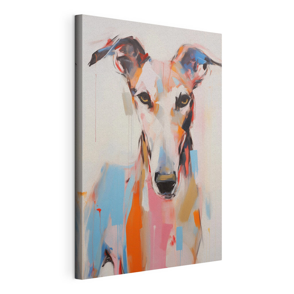 Painting of a dog Painting of a dog