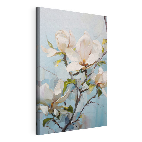 Tableaux Tableaux Peinture représentant une fleur blanche (UGS : s46277)