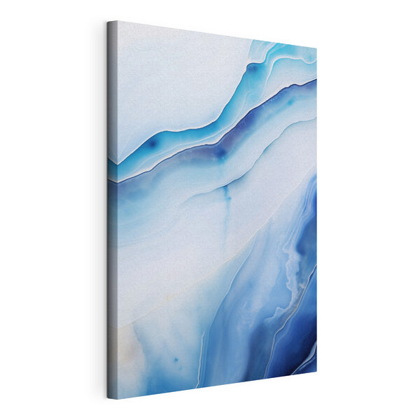 Tableaux Des vagues ondulantes dans des tons bleus apaisants (UGS : s46291) Tableaux Tableaux Des vagues ondulantes dans des tons bleus apaisants (UGS : s46291)