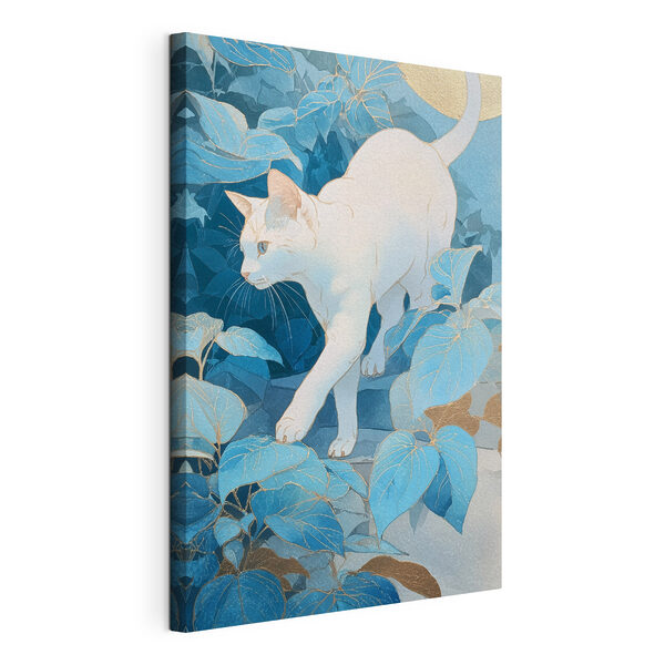 Tableaux Tableaux Chat marchant sur un rocher (UGS : s46362)