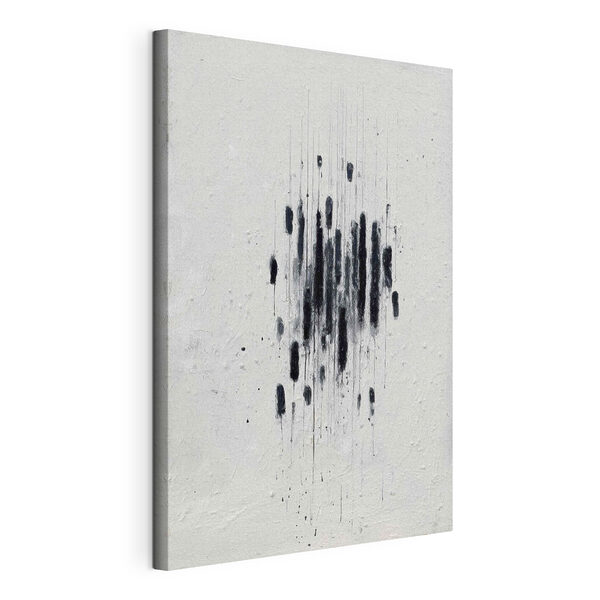 Tableaux Tableaux De la peinture noire sur une surface blanche (UGS : s46957)