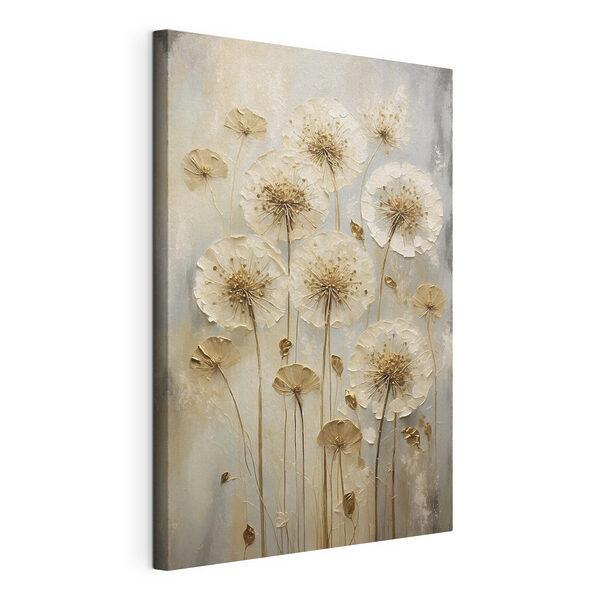 Tableaux Peinture représentant des fleurs sur un fond gris (UGS : s47282) Tableaux Tableaux Peinture représentant des fleurs sur un fond gris (UGS : s47282)