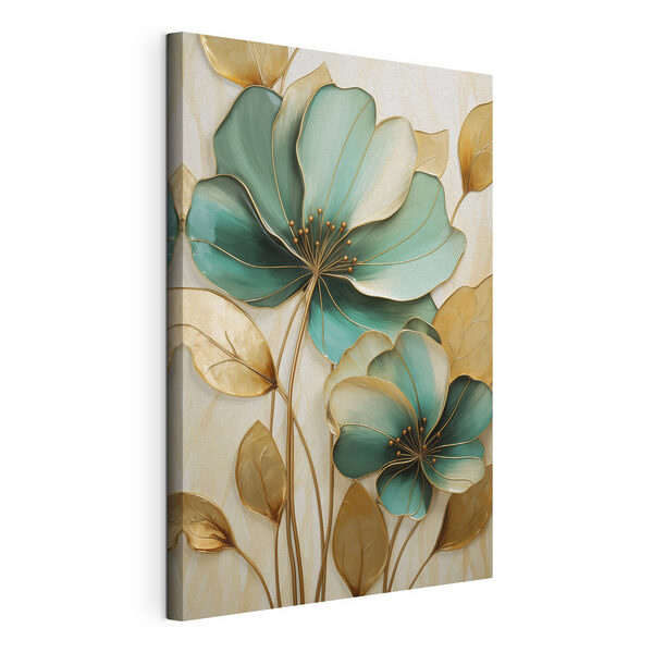 Tableaux Art floral aux éléments de design élégants (UGS : s47418) Tableaux Tableaux Art floral aux éléments de design élégants (UGS : s47418)