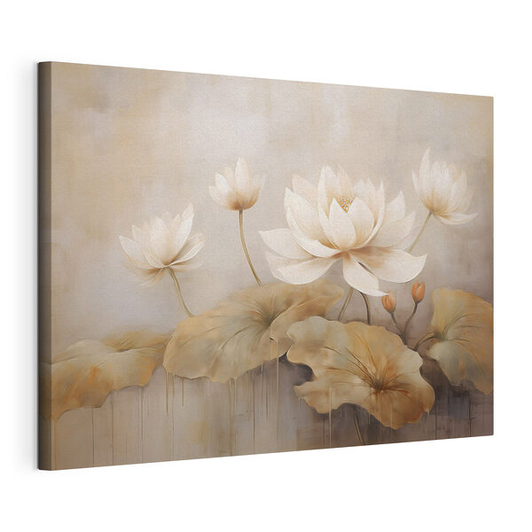 Tableaux Peinture représentant des fleurs et des feuilles