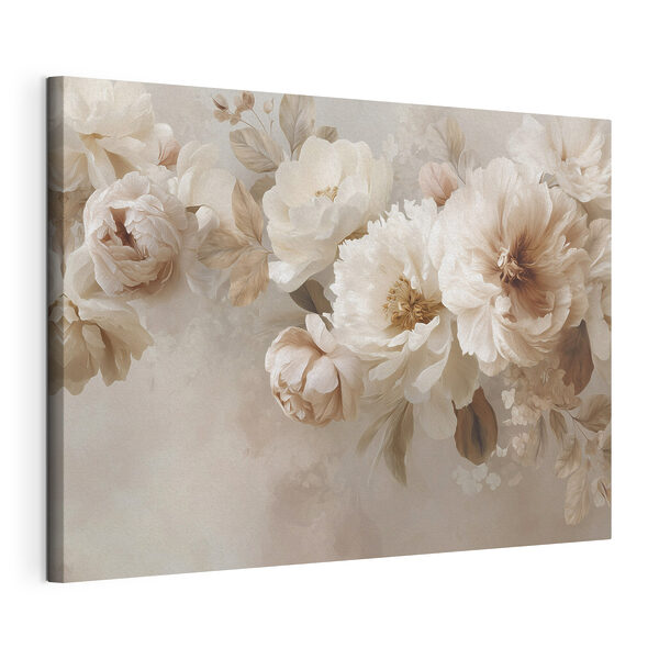 Des fleurs délicates aux teintes douces et discrètes Tableaux Des fleurs délicates aux teintes douces et discrètes