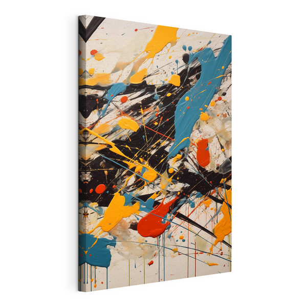 Tableaux Des touches de couleurs vives sur la toile (UGS : s47685) Tableaux Tableaux Des touches de couleurs vives sur la toile (UGS : s47685)