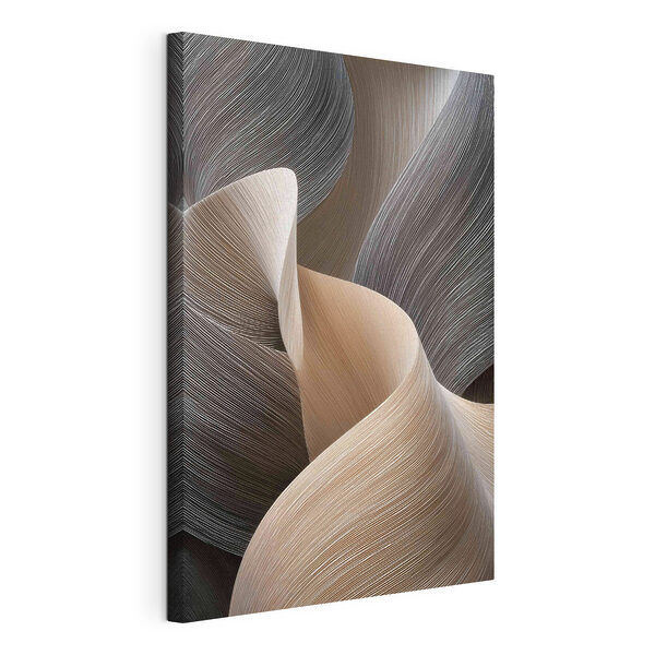 Des lignes fluides dans des teintes subtiles Tableaux Des lignes fluides dans des teintes subtiles