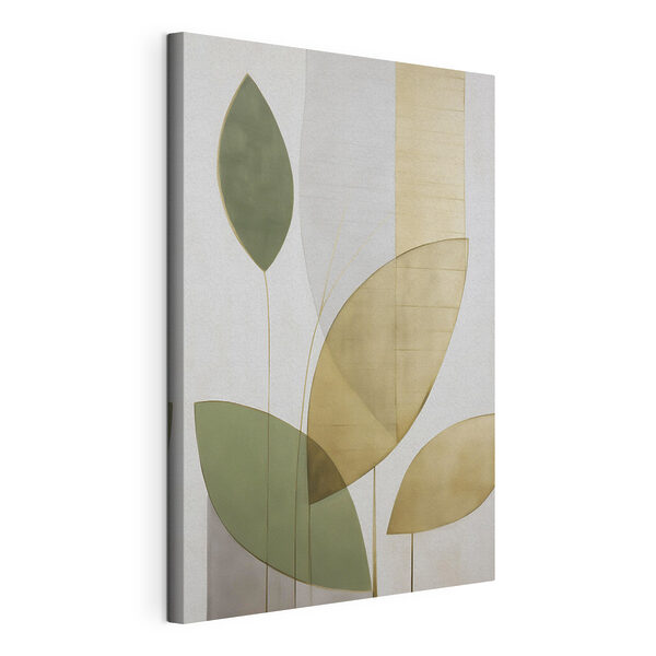 Tableaux Tableaux Motif abstrait inspiré de la nature sur toile (UGS : s47714)