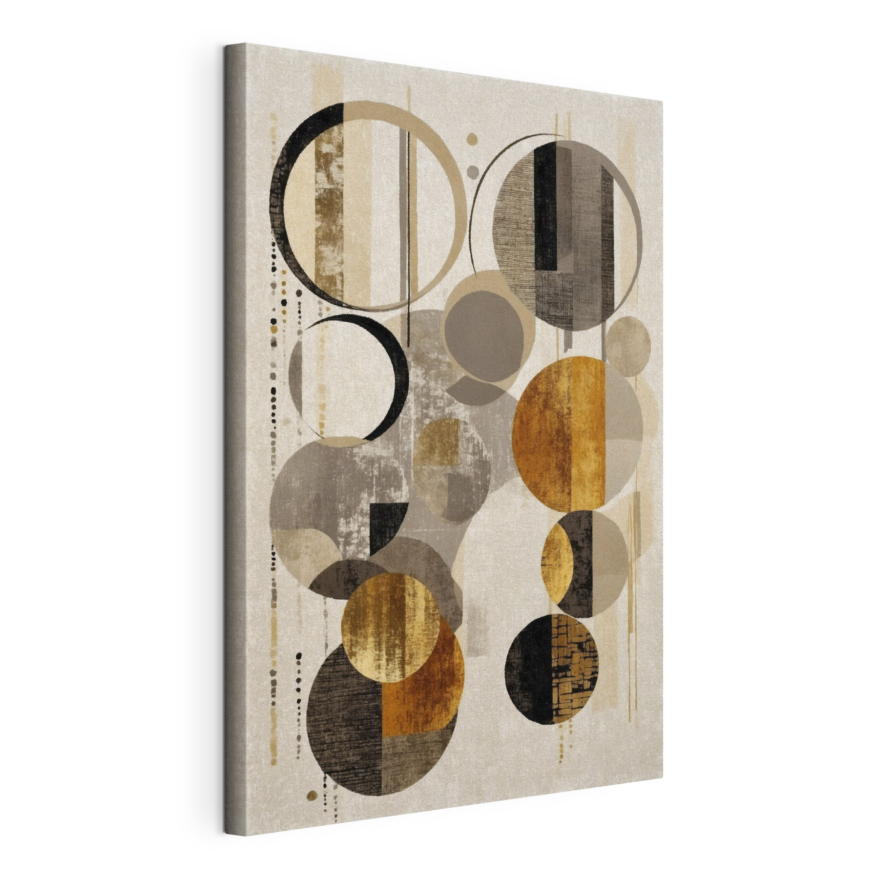 Dynamic circles in neutral tones Dynamic circles in neutral tones