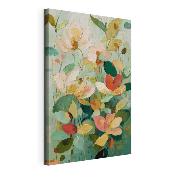 Tableaux Peinture représentant des fleurs et des feuilles