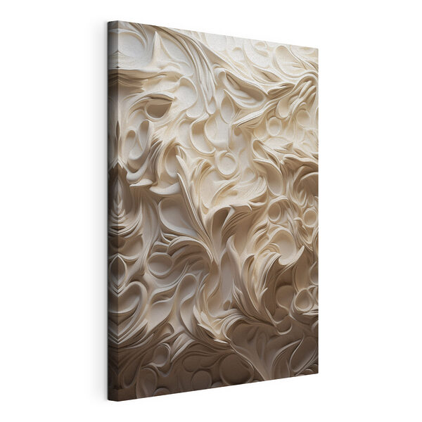 Feuille blanche découpée dans du papier Tableaux Feuille blanche découpée dans du papier