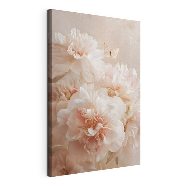 Tableaux Papillon volant au-dessus d'un bouquet de fleurs blanches (UGS : s47954) Tableaux Tableaux Papillon volant au-dessus d'un bouquet de fleurs blanches (UGS : s47954)