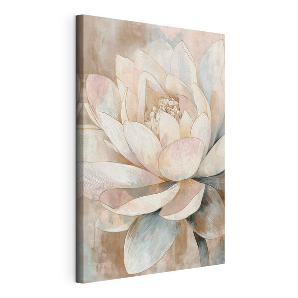 Tableaux Tableaux Une fleur élégante aux tons pastel délicats (UGS : s47973)