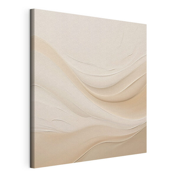 Tableaux Lignes ondulées blanches et beiges (UGS : s48097) Tableaux Tableaux Lignes ondulées blanches et beiges (UGS : s48097)