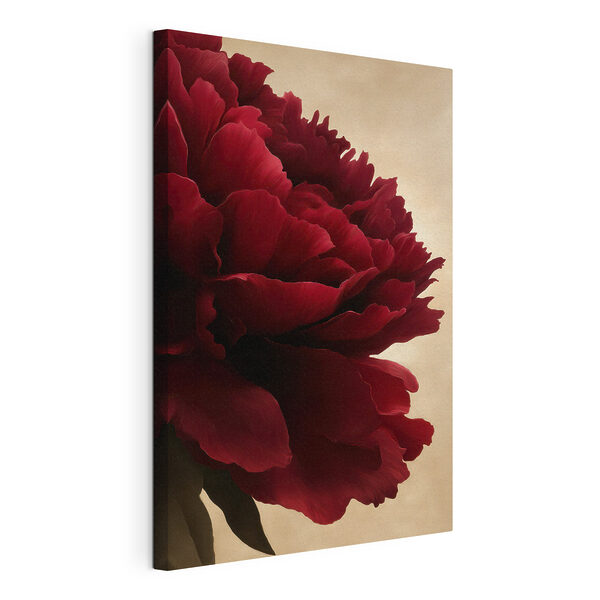 Tableaux Fleur rouge éclatante en pleine floraison (UGS : s48134) Tableaux Tableaux Fleur rouge éclatante en pleine floraison (UGS : s48134)