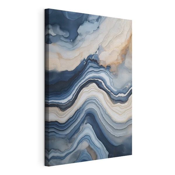 Tableaux Des vagues fluides aux couleurs froides (UGS : s48308) Tableaux Tableaux Des vagues fluides aux couleurs froides (UGS : s48308)