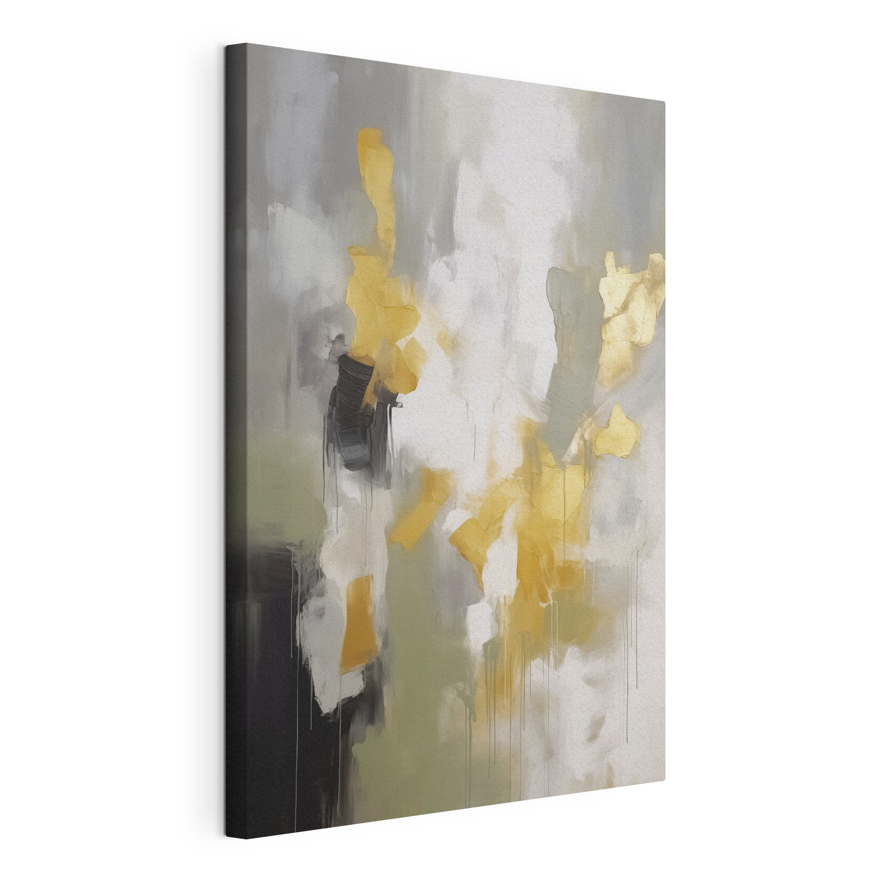 Abstract expression of contrasting hues